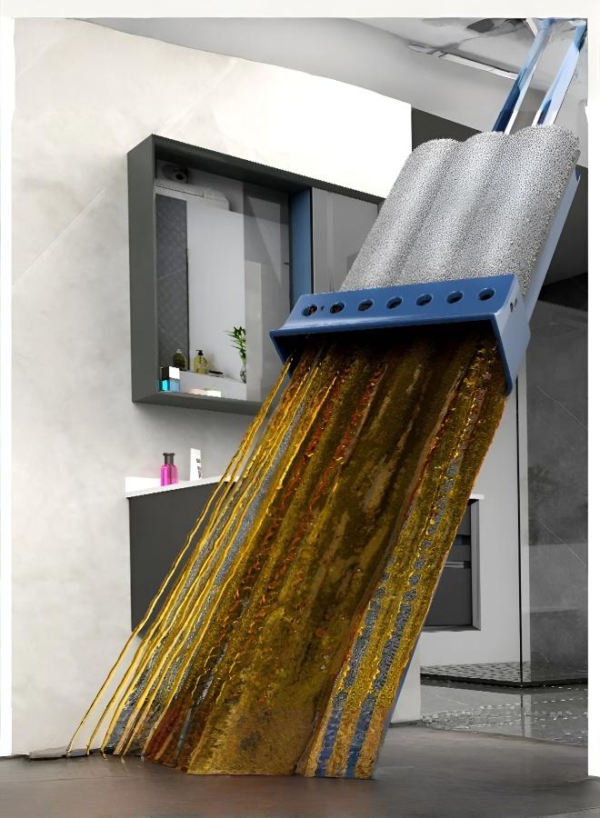 ممسحة منزلية كبيرة جديدة بدون استخدام اليدين | تنظيف أرضيات خشبية ناعمة بقطعة قماش ماصة - Image 5